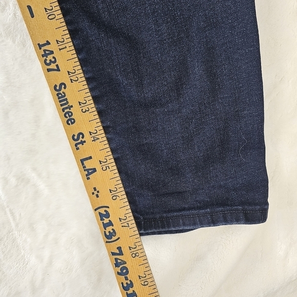 Gap 1969 Jeans 31P Resolution Slim Straight Leg Dark Wash Denim - Picture 7 of 12